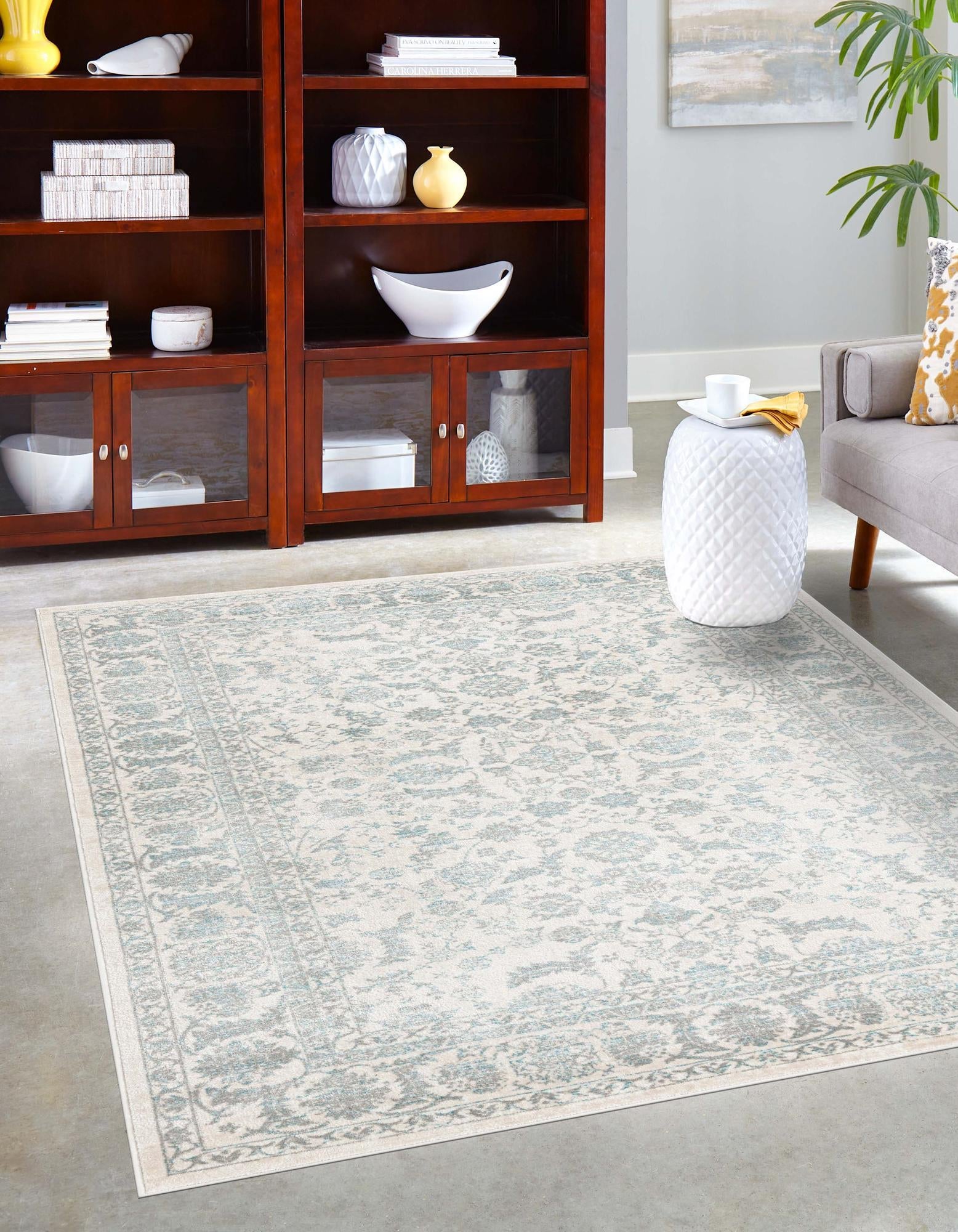 Metro Heights Collection Area Rug -  Lenox (Teal)