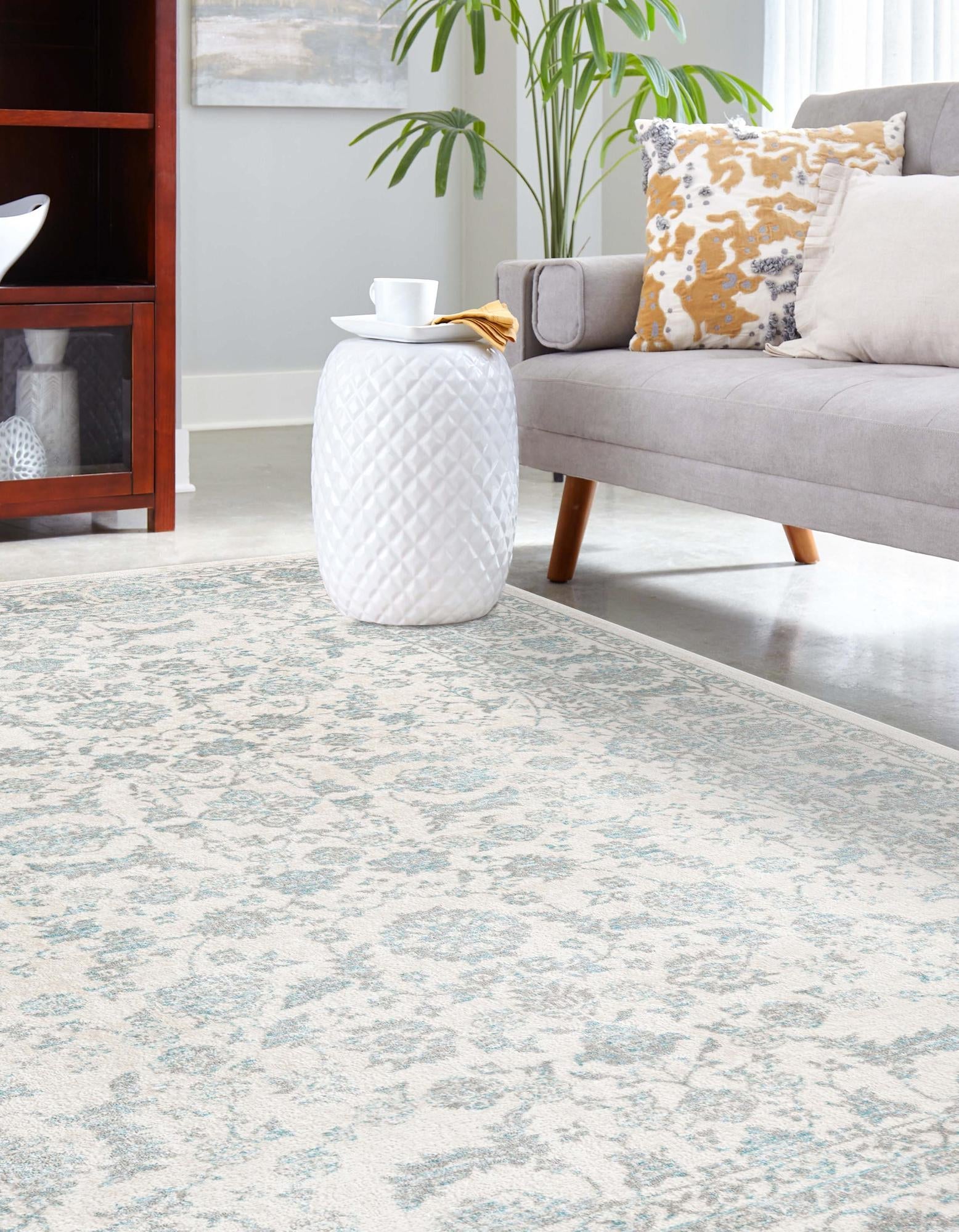 Metro Heights Collection Area Rug -  Lenox (Teal)