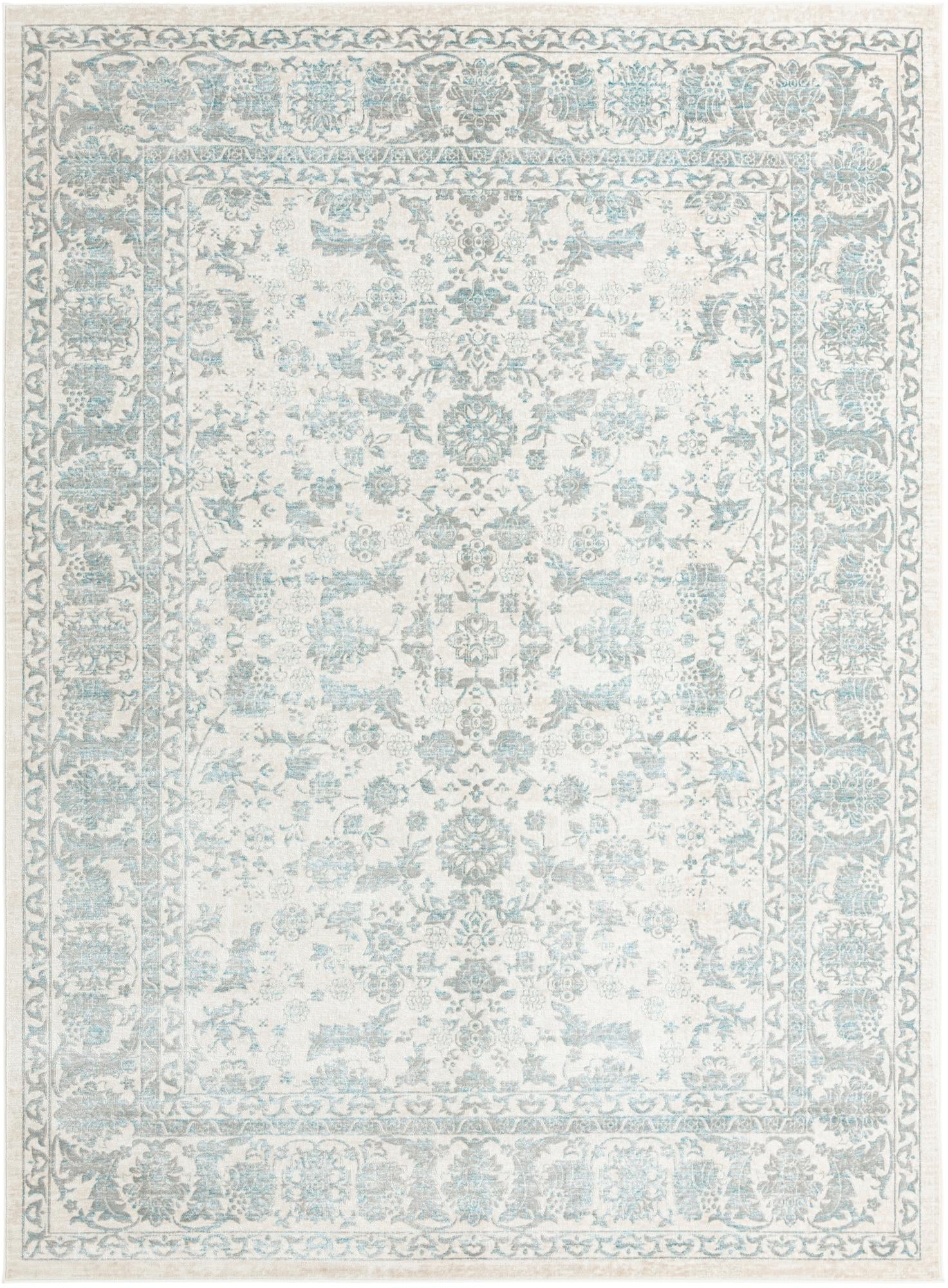 Metro Heights Collection Area Rug -  Lenox (Teal)