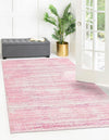 Metro Heights Collection Area Rug -  Yorkville Rectangle Pink  lifestyle 9