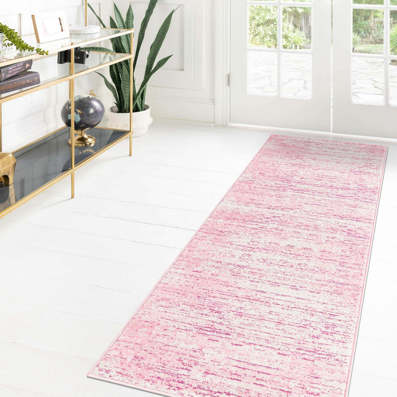 Metro Heights Collection Area Rug -  Yorkville Runner Pink  lifestyle 146