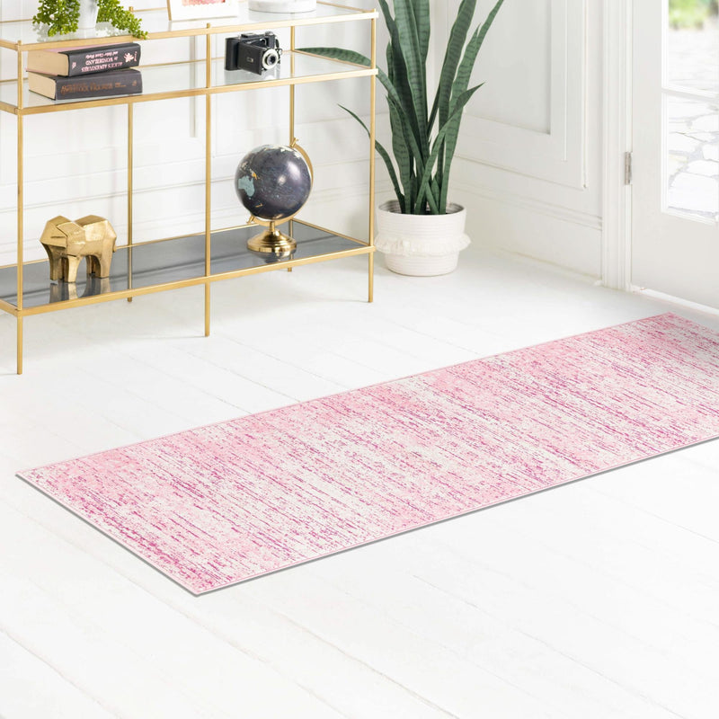 Metro Heights Collection Area Rug -  Yorkville Runner Pink  lifestyle 150