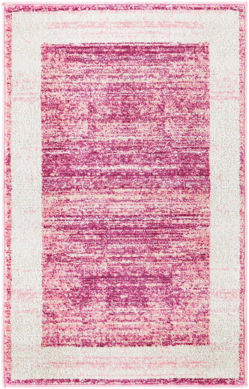 Metro Heights Collection Area Rug -  Park Rectangle Pink  lifestyle 2