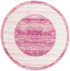 Metro Heights Collection Area Rug -  Park Round Pink  lifestyle 56