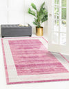 Metro Heights Collection Area Rug -  Park Rectangle Pink  lifestyle 5