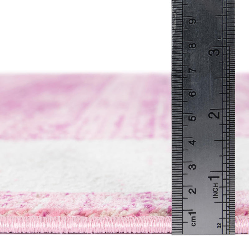 Metro Heights Collection Area Rug -  Park Rectangle Pink  lifestyle 41