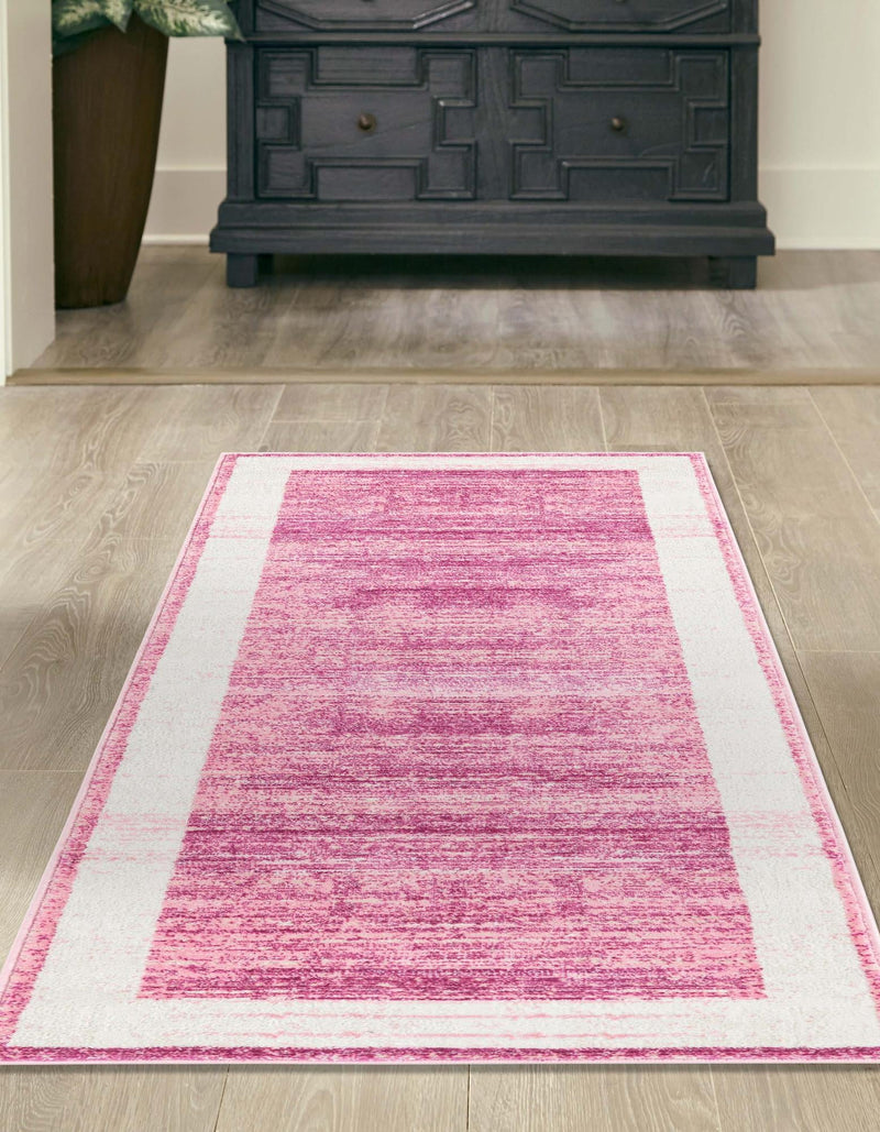 Metro Heights Collection Area Rug -  Park Runner Pink  lifestyle 73