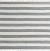 Tassel Trail Collection Area Rug - Pathway (Gray) Square Gray  lifestyle 25