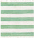 Tassel Trail Collection Area Rug - Pathway (Green and Ivory)