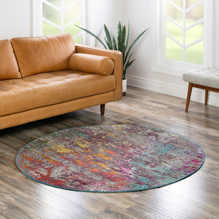 Celestial Luminescence Collection Area Rug -  Nebula