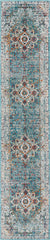 Mystic Oasis Collection Area Rug -  Nomad Runner Turquoise  lifestyle 20