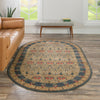 Chelsea Elegance Collection Area Rug -  Brompton (Navy Blue) Oval Navy Blue  lifestyle 80