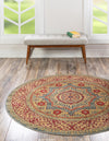 Ottoman Elegance Collection Area Rug -  Cappadocia Round Light Blue  lifestyle 50