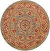 Ottoman Elegance Collection Area Rug -  Cappadocia Round Light Blue  lifestyle 38