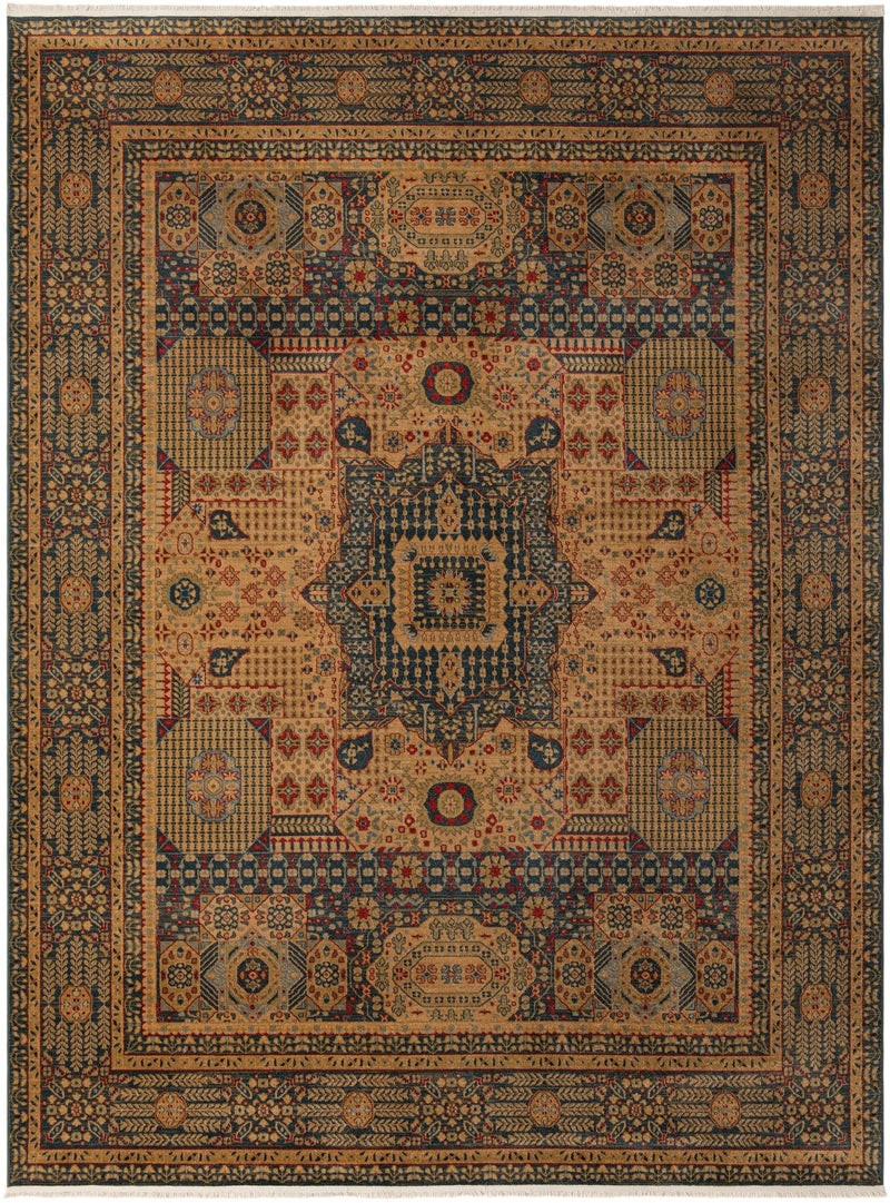 Ottoman Elegance Collection Area Rug - Sultan Rectangle Blue  lifestyle 3