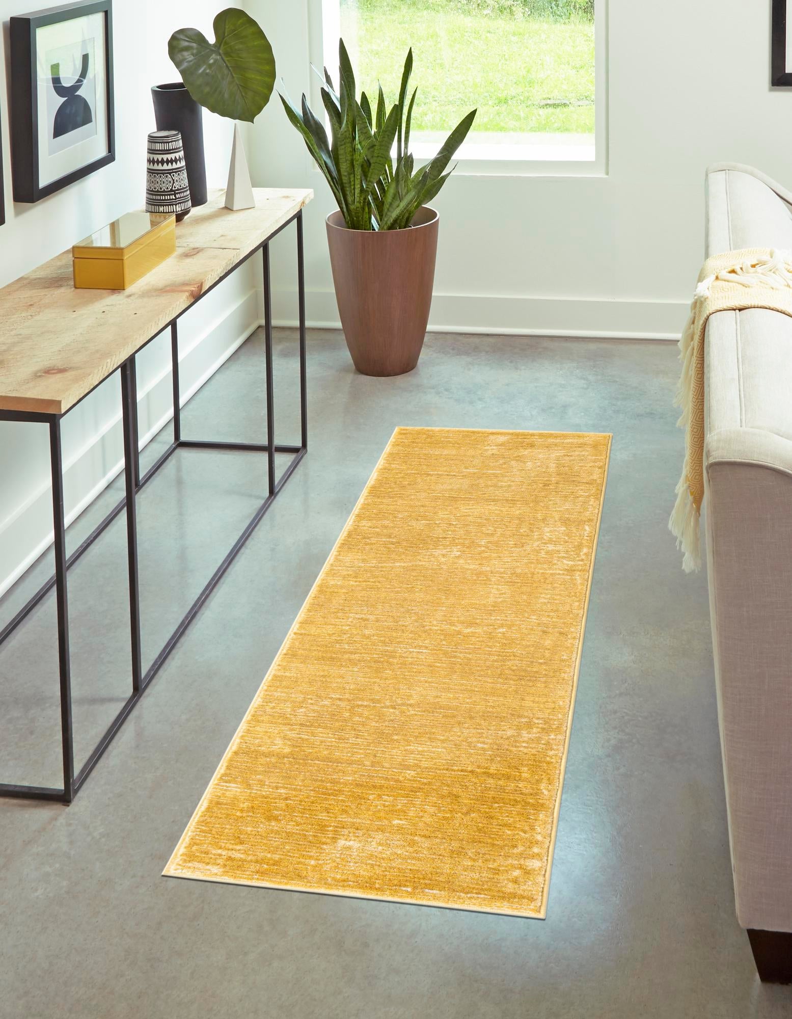 Bloomsbury Elegance Collection Area Rug -  Kensington (Yellow)