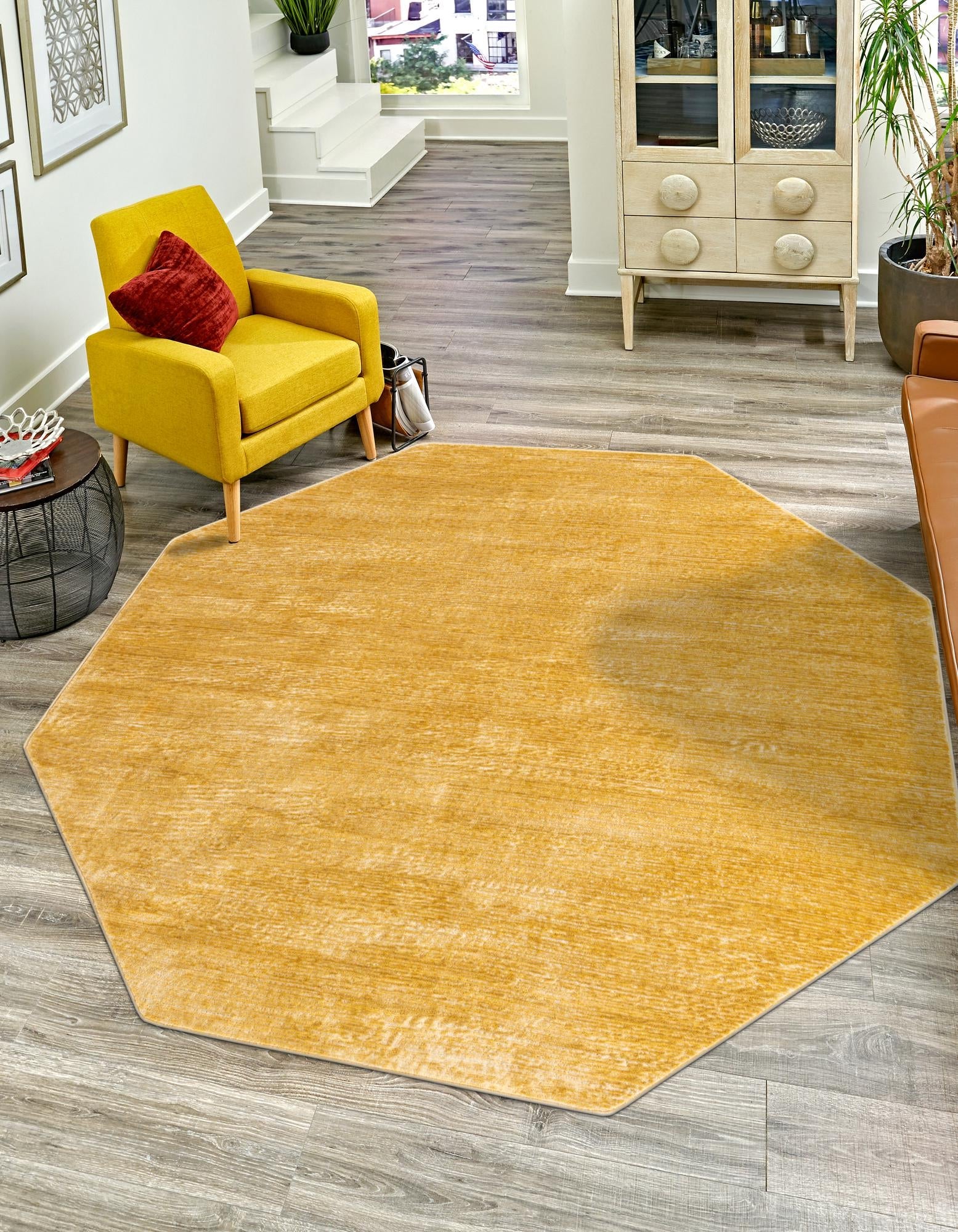 Bloomsbury Elegance Collection Area Rug -  Kensington (Yellow)