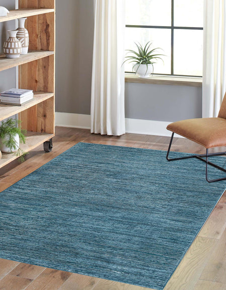 Bloomsbury Elegance Collection Area Rug -  Kensington (Blue)