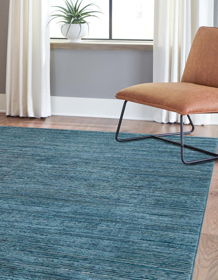 Bloomsbury Elegance Collection Area Rug -  Kensington (Blue)