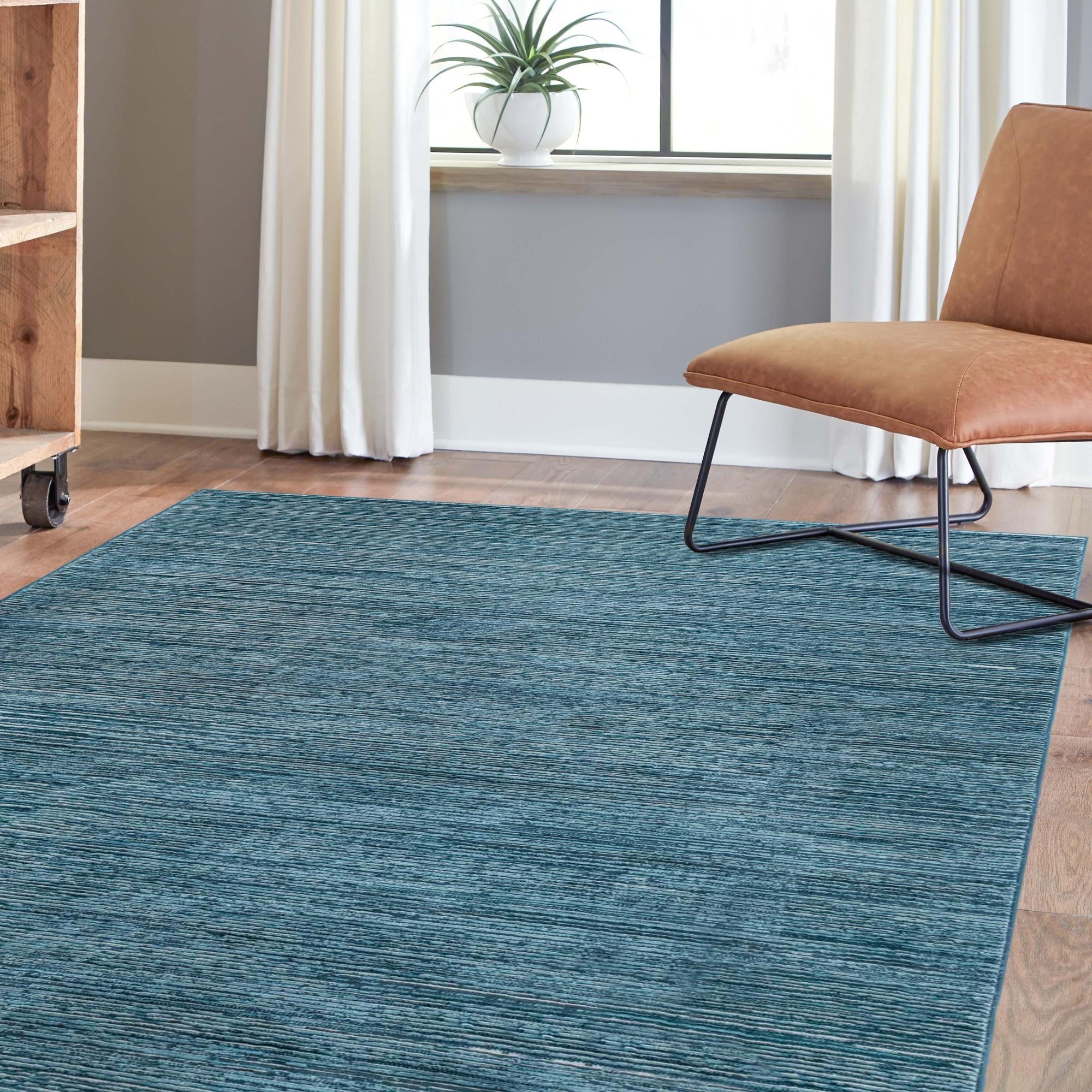 Bloomsbury Elegance Collection Area Rug -  Kensington (Blue)