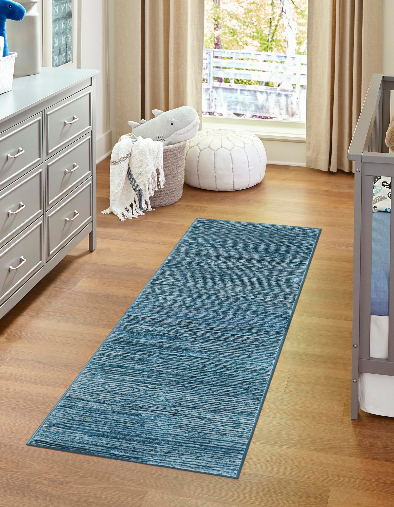 Bloomsbury Elegance Collection Area Rug -  Kensington (Blue)