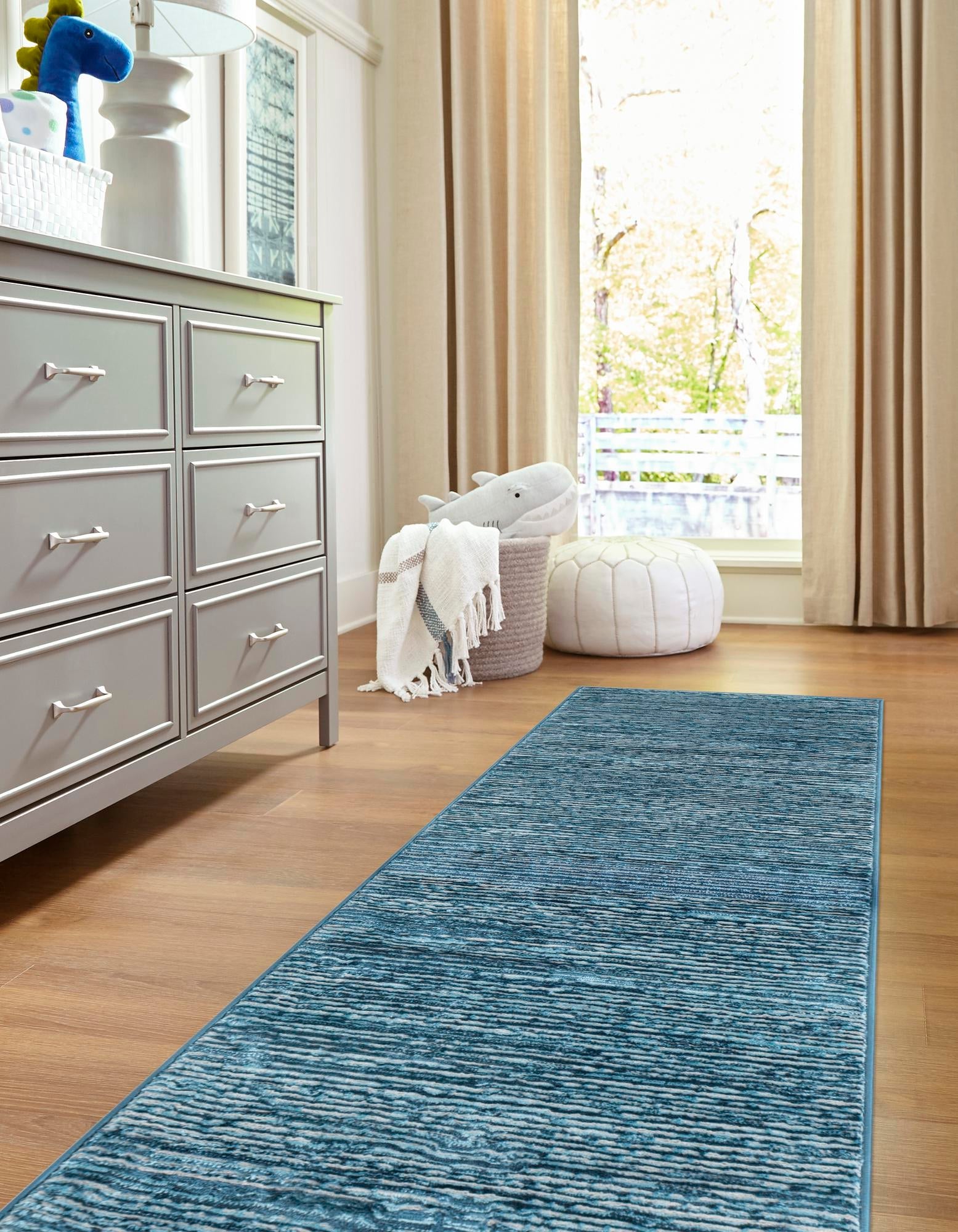 Bloomsbury Elegance Collection Area Rug -  Kensington (Blue)