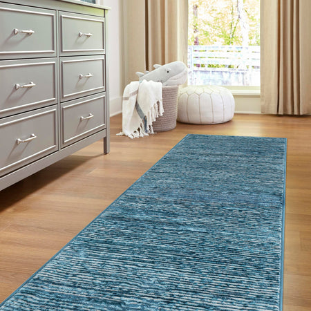 Bloomsbury Elegance Collection Area Rug -  Kensington (Blue)