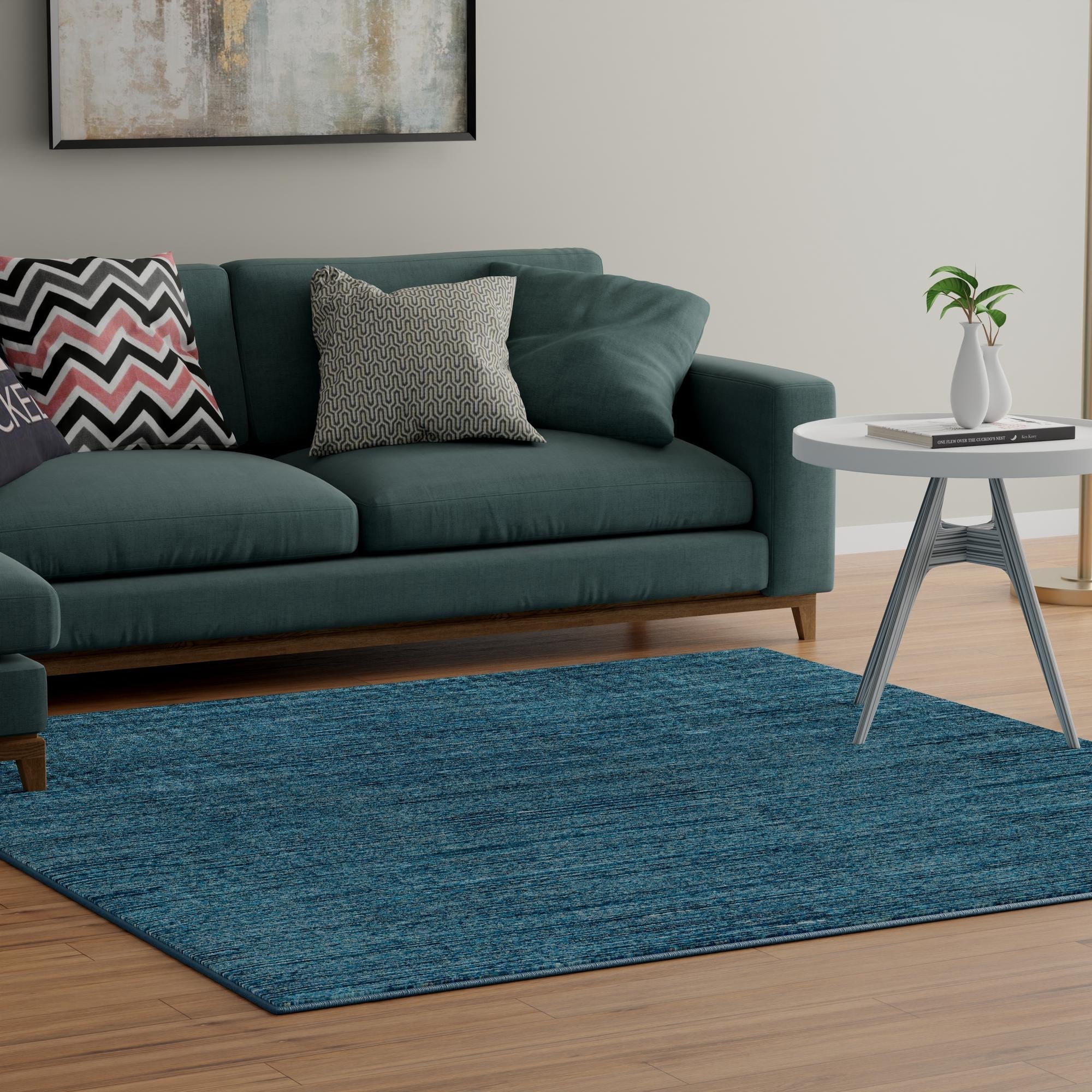 Bloomsbury Elegance Collection Area Rug -  Kensington (Blue)