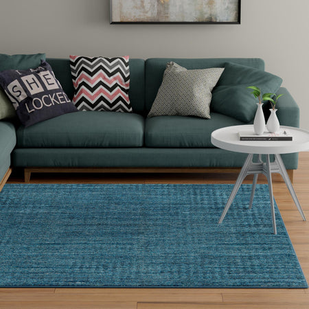 Bloomsbury Elegance Collection Area Rug -  Kensington (Blue)