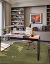 Bloomsbury Elegance Collection Area Rug -  Kensington (Green) Rectangle Green  lifestyle 4