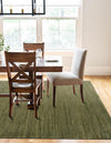 Bloomsbury Elegance Collection Area Rug -  Kensington (Green) Rectangle Green  lifestyle 7