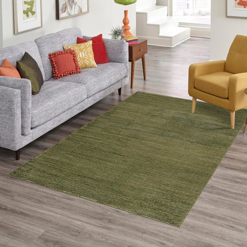 Bloomsbury Elegance Collection Area Rug -  Kensington (Green) Rectangle Green  lifestyle 14