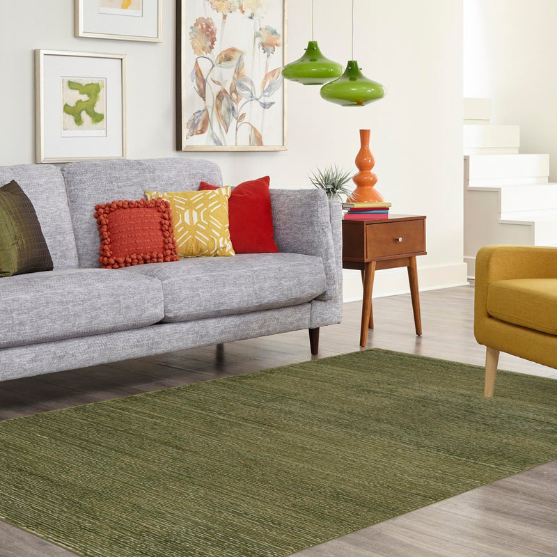 Bloomsbury Elegance Collection Area Rug -  Kensington (Green) Rectangle Green  lifestyle 15