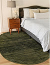 Bloomsbury Elegance Collection Area Rug -  Kensington (Green) Oval Green  lifestyle 35