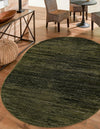 Bloomsbury Elegance Collection Area Rug -  Kensington (Green) Oval Green  lifestyle 37