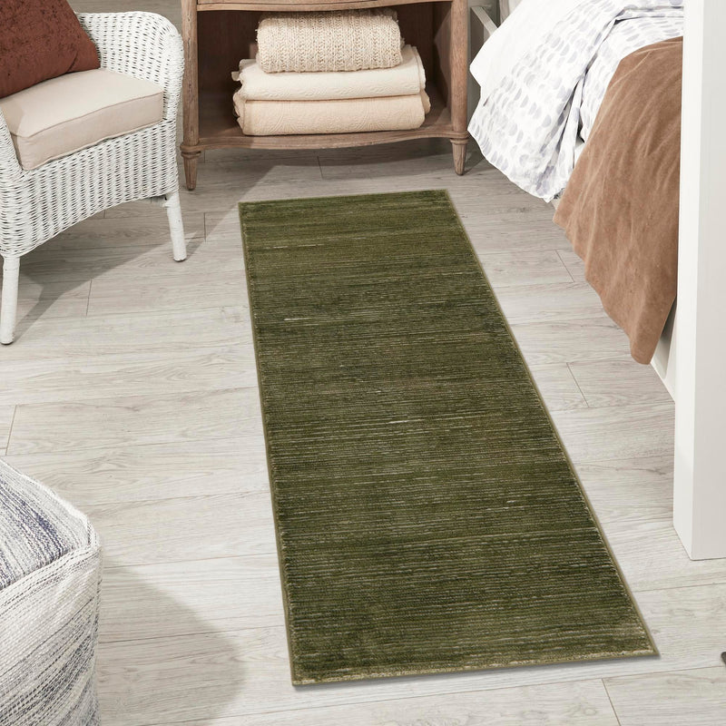 Bloomsbury Elegance Collection Area Rug -  Kensington (Green) Runner Green  lifestyle 85