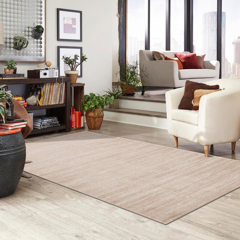 Bloomsbury Elegance Collection Area Rug -  Kensington (Beige) Rectangle Beige  lifestyle 15