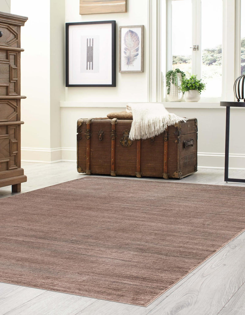 Bloomsbury Elegance Collection Area Rug -  Kensington (Brown) Rectangle Brown  lifestyle 3