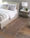 Bloomsbury Elegance Collection Area Rug -  Kensington (Brown) Runner Brown  lifestyle 18