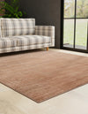 Bloomsbury Elegance Collection Area Rug -  Kensington (Brown) Square Brown  lifestyle 21