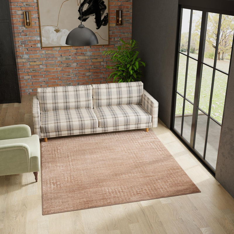 Bloomsbury Elegance Collection Area Rug -  Kensington (Brown) Square Brown  lifestyle 44