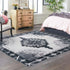 Heritage Elegance Collection Area Rug -  Winterthur (Black and White)