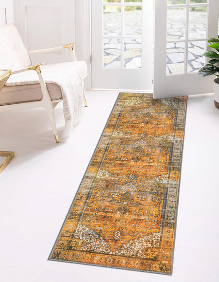 Heritage Elegance Collection Area Rug -  Windsor (Yellow)