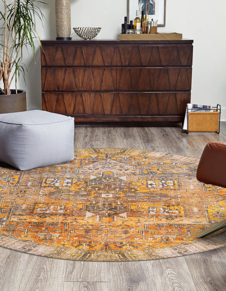 Heritage Elegance Collection Area Rug -  Windsor (Yellow)