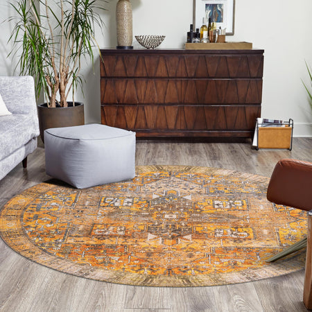 Heritage Elegance Collection Area Rug -  Windsor (Yellow)