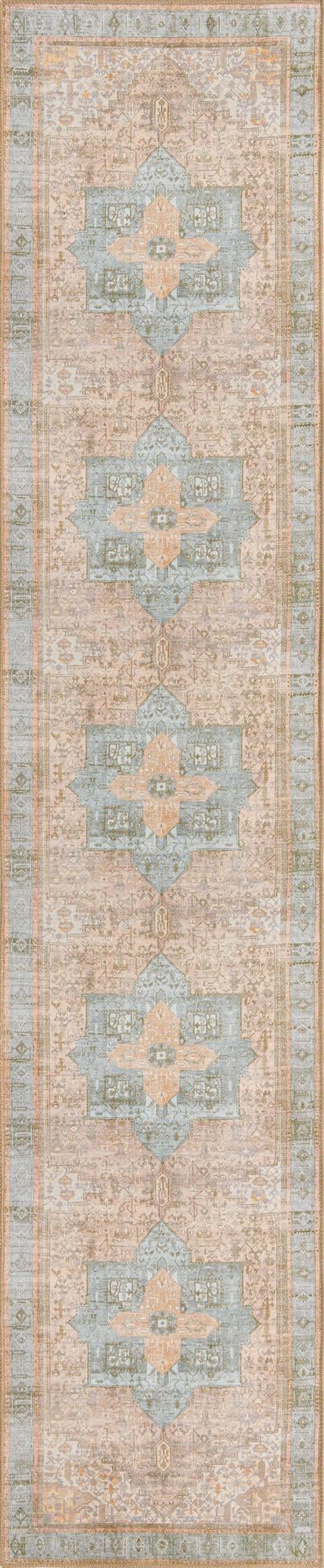 Heritage Elegance Collection Area Rug -  Windsor (Light Brown) Runner Light Brown  lifestyle 20