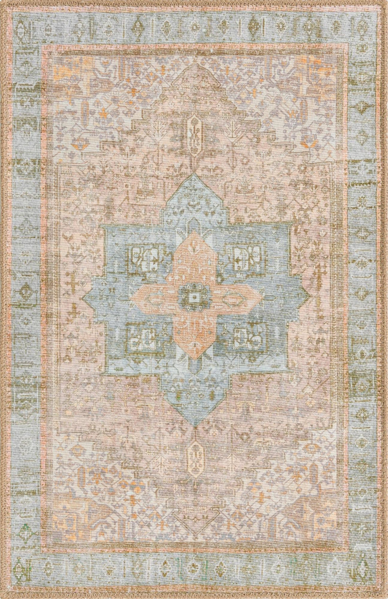 Heritage Elegance Collection Area Rug -  Windsor (Light Brown) Rectangle Light Brown Main