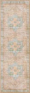 Heritage Elegance Collection Area Rug -  Windsor (Light Brown) Runner Light Brown  lifestyle 17