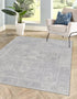 Heritage Elegance Collection Area Rug -  Windsor (Gray)