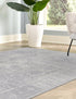 Heritage Elegance Collection Area Rug -  Windsor (Gray)